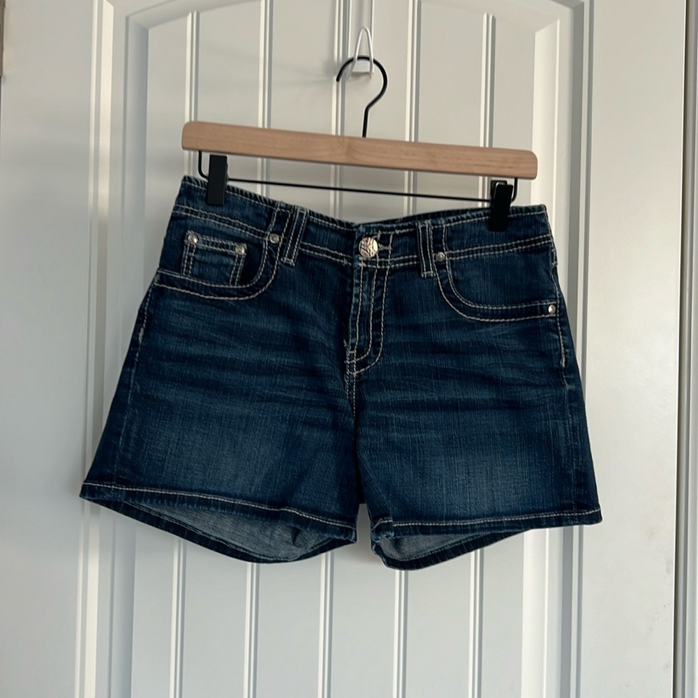 BKE Wendy denim shorts five pocket 4 inch inseam